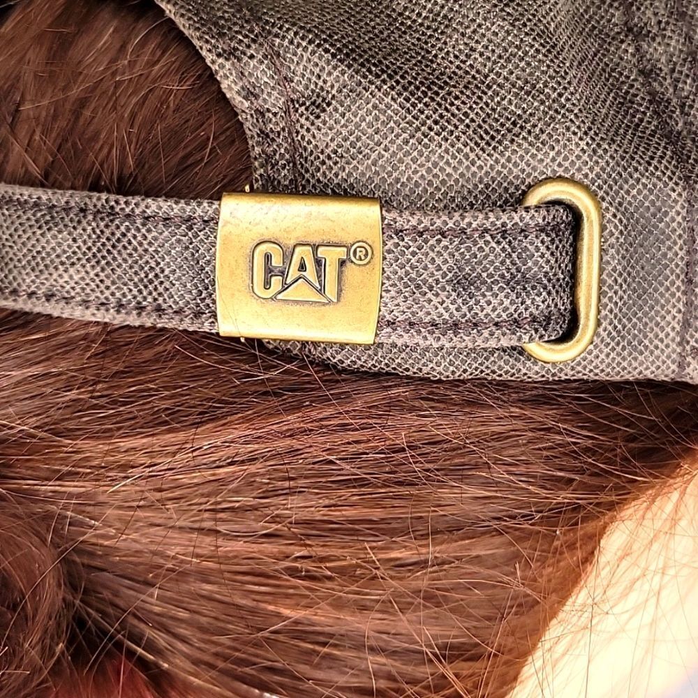 CAT. Ball Cap. Brushed Denim. OSFA. EUC - Picture 5 of 9